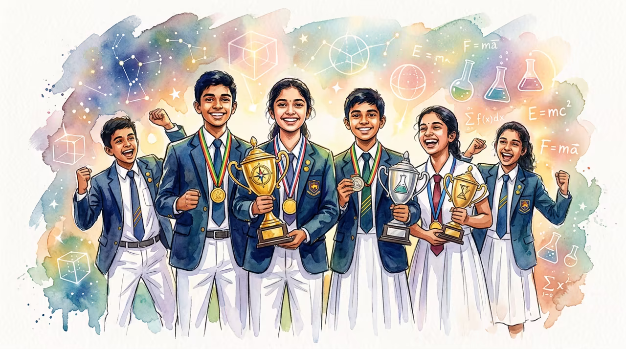 Sri Lankan Students Triumph at International STEM Olympiads