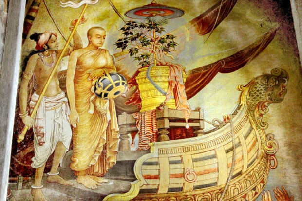Establishment of the Jaya Siri Maha Bodhi